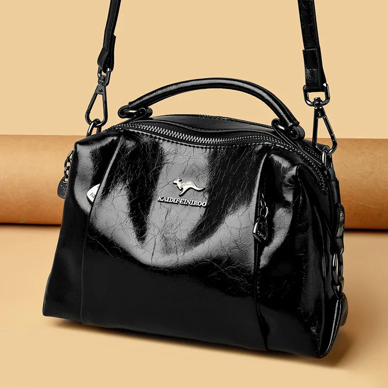 High Quality Leather Purses and Handbags for Women Luxury Designer Shoulder Crossbody Bag New Ladies Messenger Bags Sac A Main