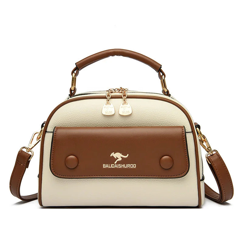 High Quality Leather Shoulder Bags for Women 2023 Simple Cossbody Bags Luxury Handbags Women Bags Designer Ladies Travel Bag Sac