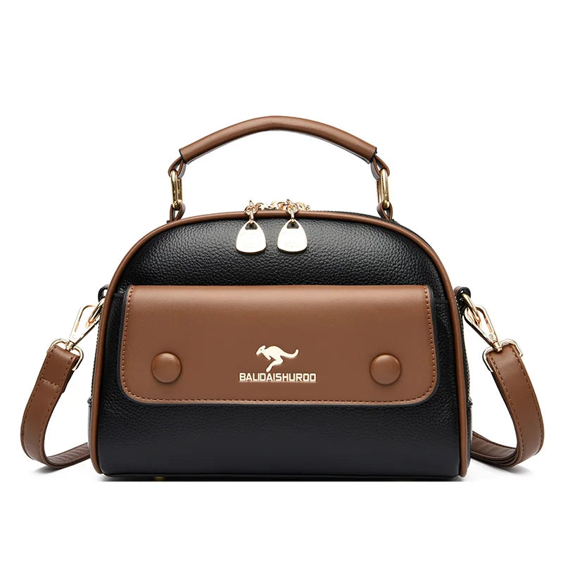 High Quality Leather Shoulder Bags for Women 2023 Simple Cossbody Bags Luxury Handbags Women Bags Designer Ladies Travel Bag Sac