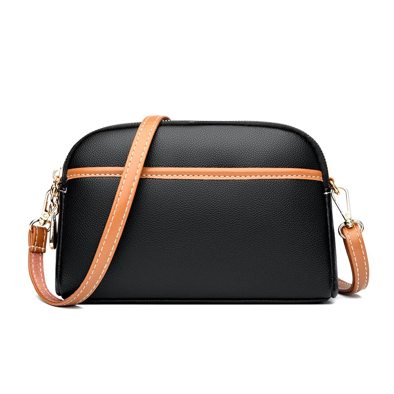 High Quality Leather Shoulder Crossbody Bags For Women Luxury Small Female Messenger Tote Sac 2023 New Designer Ladies Handbags