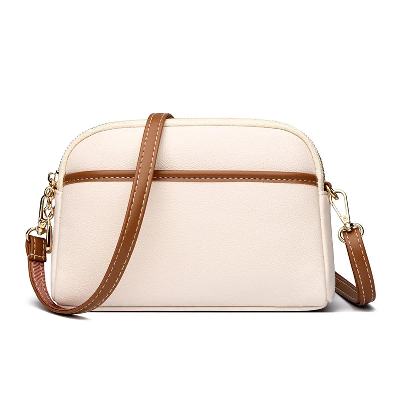 High Quality Leather Shoulder Crossbody Bags For Women Luxury Small Female Messenger Tote Sac 2023 New Designer Ladies Handbags