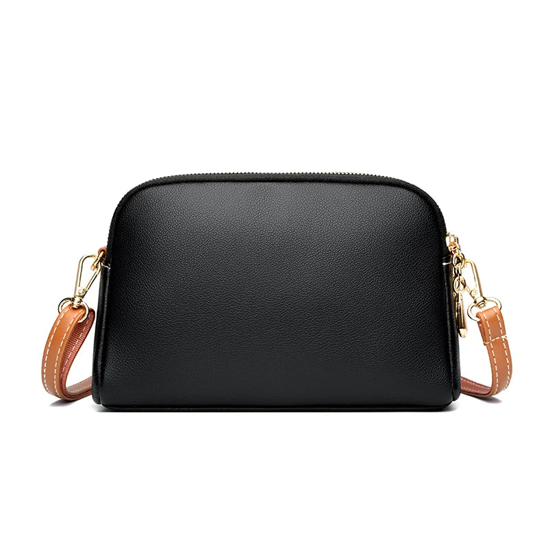 High Quality Leather Shoulder Crossbody Bags For Women Luxury Small Female Messenger Tote Sac 2023 New Designer Ladies Handbags