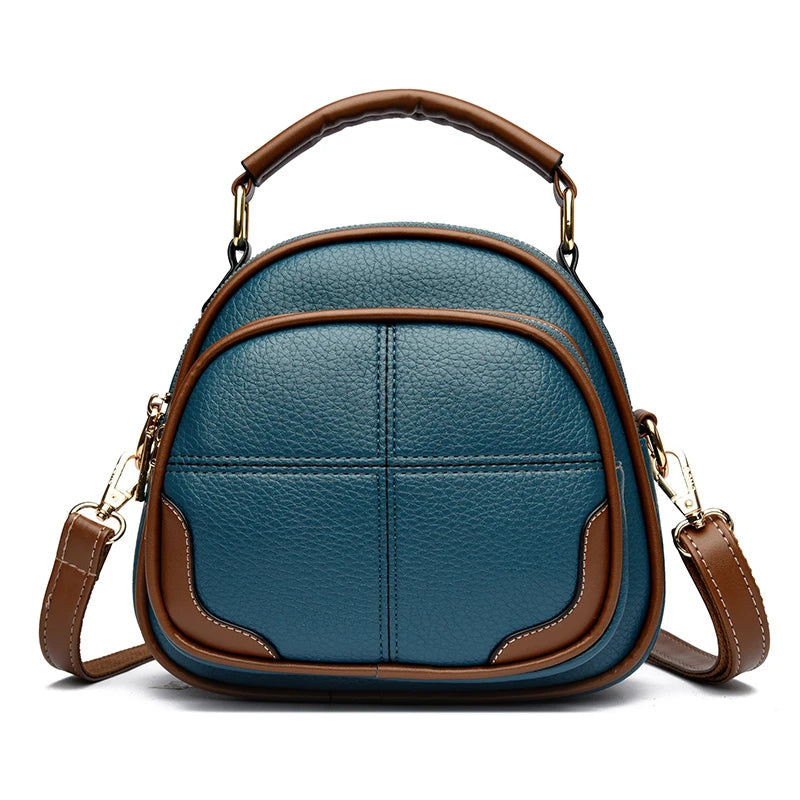 High Quality Leather Shoulder Crossbody Bags for Women 2023 Luxury Designer Ladies Messenger Bag Simple Purses and Handbags Sac