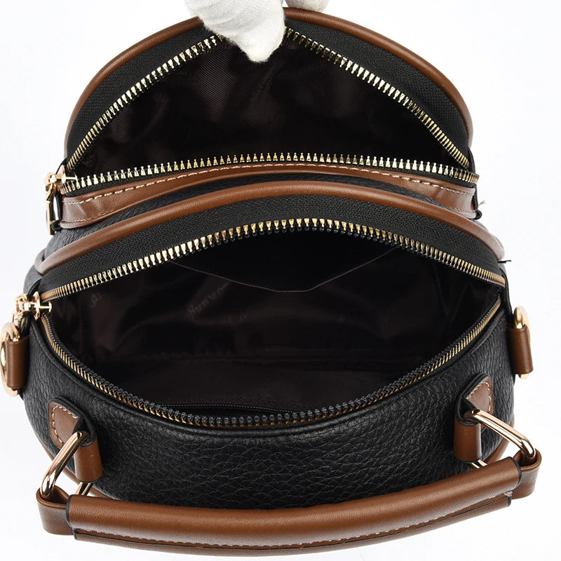 High Quality Leather Shoulder Crossbody Bags for Women 2023 Luxury Designer Ladies Messenger Bag Simple Purses and Handbags Sac