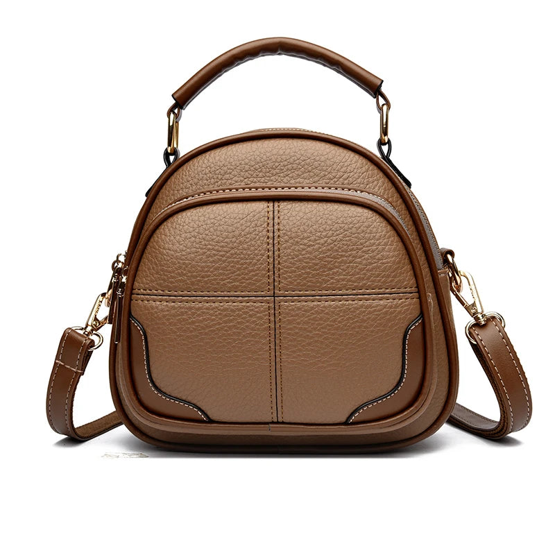 High Quality Leather Shoulder Crossbody Bags for Women 2023 Luxury Designer Ladies Messenger Bag Simple Purses and Handbags Sac