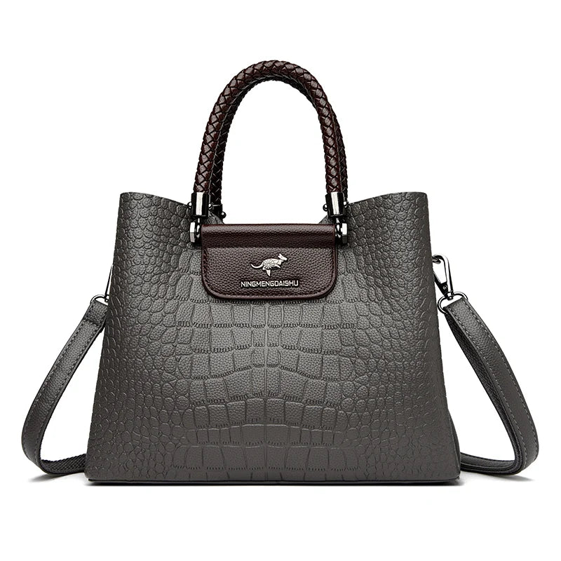 High Quality Leather Shoulder for Women New Luxury Purses and Handbags Ladies Designer Fashion Crossbody Messenger Bags Tote Bag