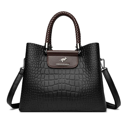 High Quality Leather Shoulder for Women New Luxury Purses and Handbags Ladies Designer Fashion Crossbody Messenger Bags Tote Bag