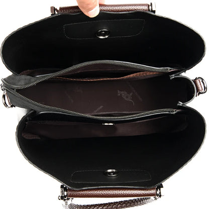 High Quality Leather Shoulder for Women New Luxury Purses and Handbags Ladies Designer Fashion Crossbody Messenger Bags Tote Bag