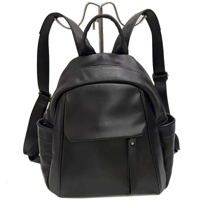 High Quality Luxury Cowhide Ladies Backpacks Fashion All-match Soft Cowhide Student Schoolbagsolid Casual Large Capacity Bolsas