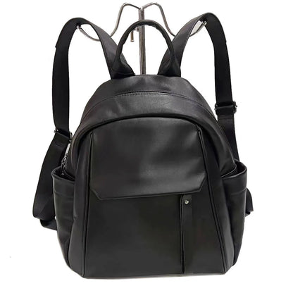 High Quality Luxury Cowhide Ladies Backpacks Fashion All-match Soft Cowhide Student Schoolbagsolid Casual Large Capacity Bolsas