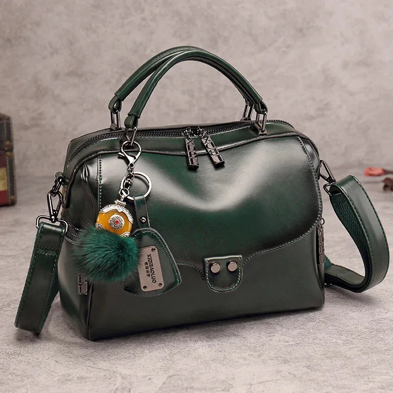 High Quality Luxury Designer PU Leather Shoulder Bag Ladies Cross Body Female Boston Handbags Totes Bags for Women Purse