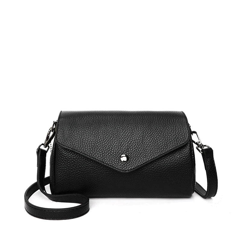 High Quality Luxury Ladies Shoulder Bags Genuine Leather Small Women Crossbody Messenger Bags Real Cowhide Fashion Women Bags