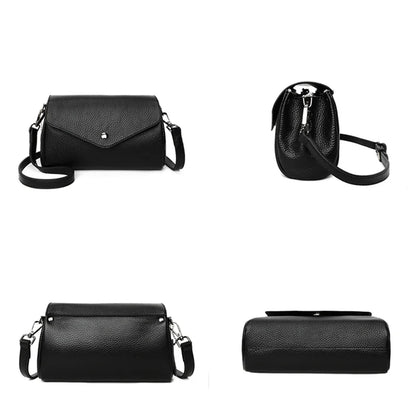 High Quality Luxury Ladies Shoulder Bags Genuine Leather Small Women Crossbody Messenger Bags Real Cowhide Fashion Women Bags