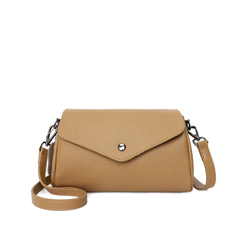 High Quality Luxury Ladies Shoulder Bags Genuine Leather Small Women Crossbody Messenger Bags Real Cowhide Fashion Women Bags