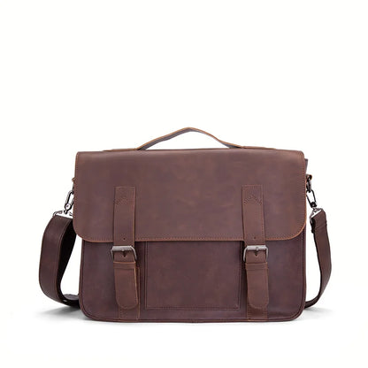 High Quality Man Vnitage Briefcases Office Business Laptop Shoulder Bags HandBags Bookbags Porte-Documents