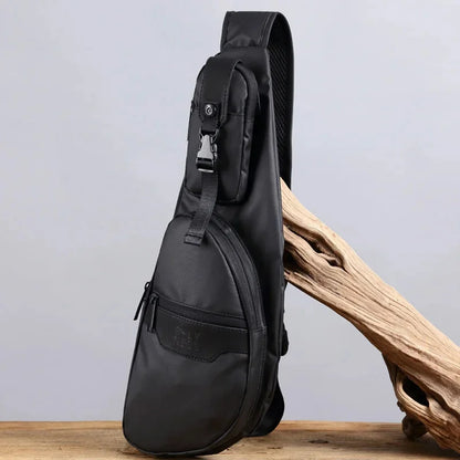 High Quality Men Cross Body Chest Bag Knapsack Patchwork Military Fashion Male Waterproof Nylon Sling Rucksack Backpack