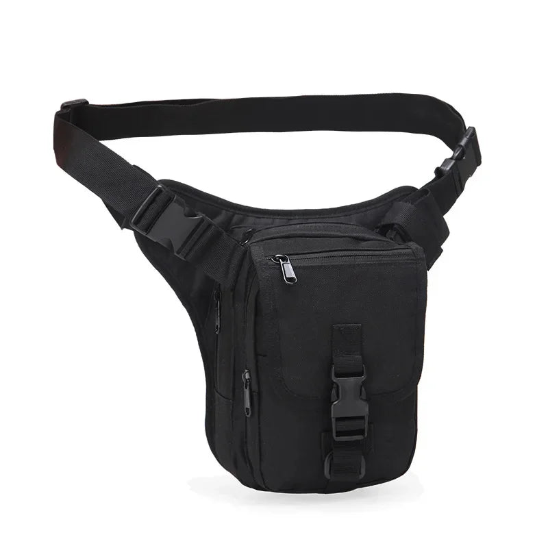 High Quality Men Nylon Assault Waist Pack Fanny Bags Short Pistol Gun Motorcycle Rider Camouflage Male Hip Bum Military Belt Bag