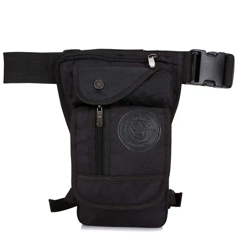High Quality Men Nylon Cross Body Fanny Motorcycle Rider Hip Belt Leg s Travel Drop Thigh Pouch Military Waist Pack Bag
