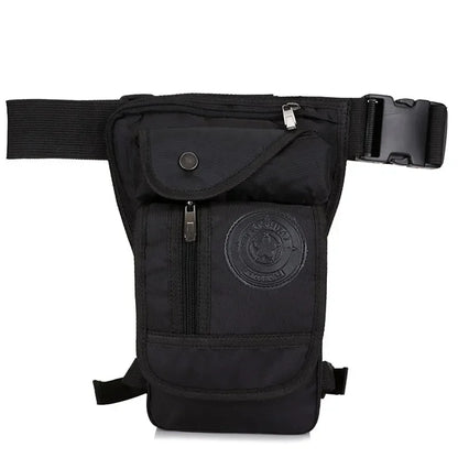 High Quality Men Nylon Cross Body Fanny Motorcycle Rider Hip Belt Leg s Travel Drop Thigh Pouch Military Waist Pack Bag