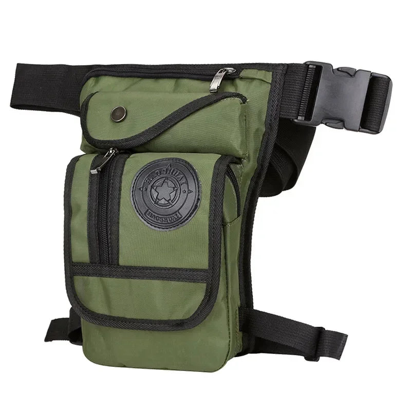 High Quality Men Nylon Cross Body Fanny Motorcycle Rider Hip Belt Leg s Travel Drop Thigh Pouch Military Waist Pack Bag