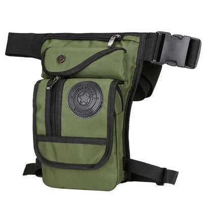 High Quality Men Nylon Cross Body Fanny Motorcycle Rider Hip Belt Leg s Travel Drop Thigh Pouch Military Waist Pack Bag