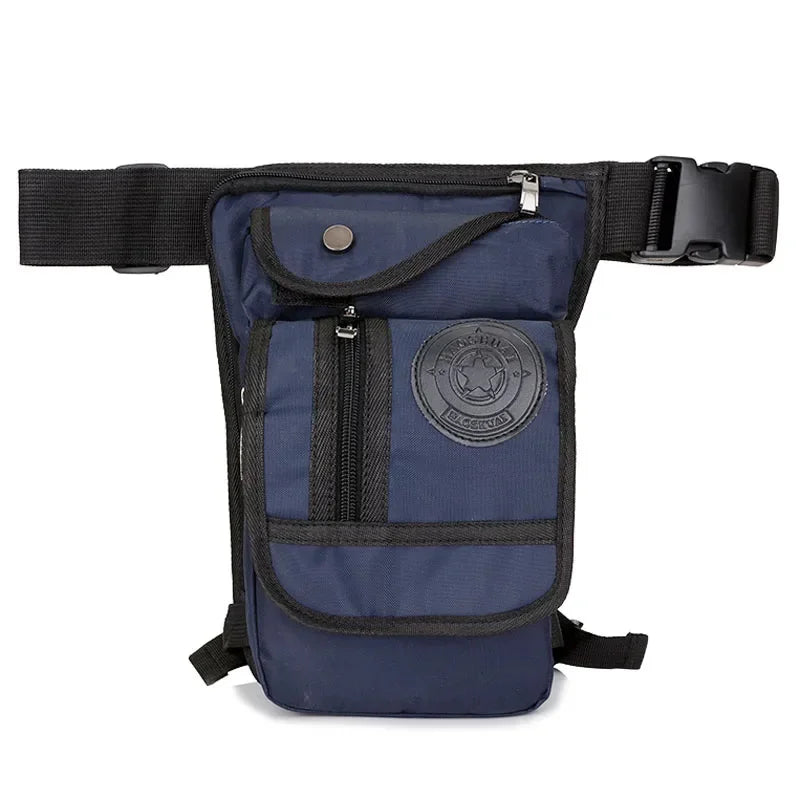 High Quality Men Nylon Cross Body Fanny Motorcycle Rider Hip Belt Leg s Travel Drop Thigh Pouch Military Waist Pack Bag