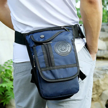High Quality Men Nylon Cross Body Fanny Motorcycle Rider Hip Belt Leg s Travel Drop Thigh Pouch Military Waist Pack Bag