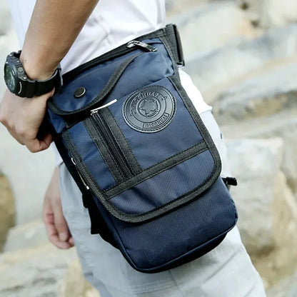 High Quality Men Nylon Cross Body Fanny Motorcycle Rider Hip Belt Leg s Travel Drop Thigh Pouch Military Waist Pack Bag