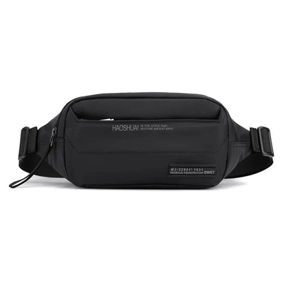 High Quality Men Nylon Hip Bum Fanny Money Pouch Multi-Pocket New Fashion Sling Crossbody Chest Pack Male Waist Belt Bags
