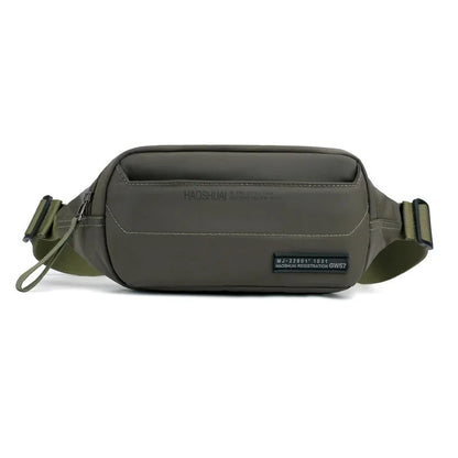 High Quality Men Nylon Hip Bum Fanny Money Pouch Multi-Pocket New Fashion Sling Crossbody Chest Pack Male Waist Belt Bags