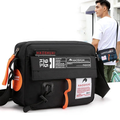 High Quality Men Nylon Single Shoulder Cross Body Bag Fashion Multi-Capacity Unisex Military Messenger Bags Male Briefcase