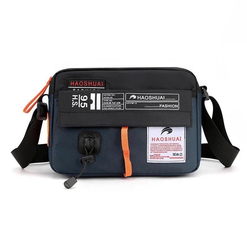 High Quality Men Nylon Single Shoulder Cross Body Bag Fashion Multi-Capacity Unisex Military Messenger Bags Male Briefcase