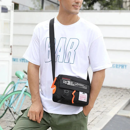 High Quality Men Nylon Single Shoulder Cross Body Bag Fashion Multi-Capacity Unisex Military Messenger Bags Male Briefcase
