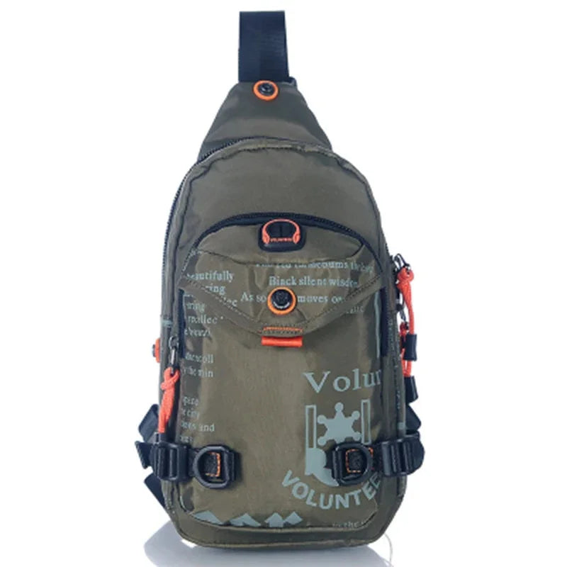 High Quality Men Sling Knapsack Backpack Travel Cross Body Bags Male Oxford Military Assault Messenger Chest Bag Rucksack Daypac