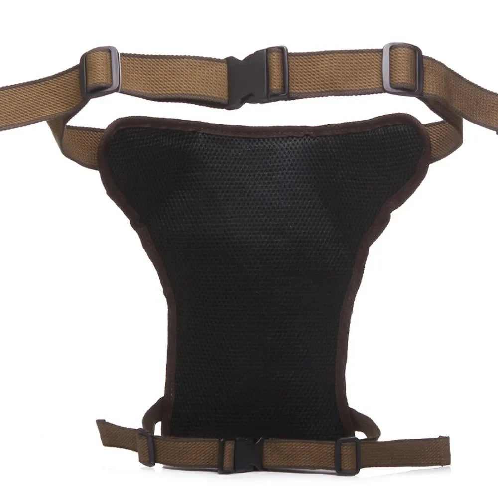 High Quality Men's Canvas/Nylon Drop Leg Bag Messenger Shoulder for Trekking Motorcycle Riding Belt Hip Bum Fanny Waist Pack