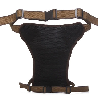High Quality Men's Canvas/Nylon Drop Leg Bag Messenger Shoulder for Trekking Motorcycle Riding Belt Hip Bum Fanny Waist Pack