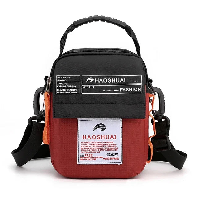 High Quality Men's Nylon Single Shoulder Messenger Tote Bags Military Waist Belt Pack Fashion Small Cross Body Top Handle Bag
