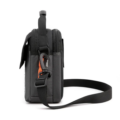 High Quality Men's Nylon Single Shoulder Messenger Tote Bags Military Waist Belt Pack Fashion Small Cross Body Top Handle Bag
