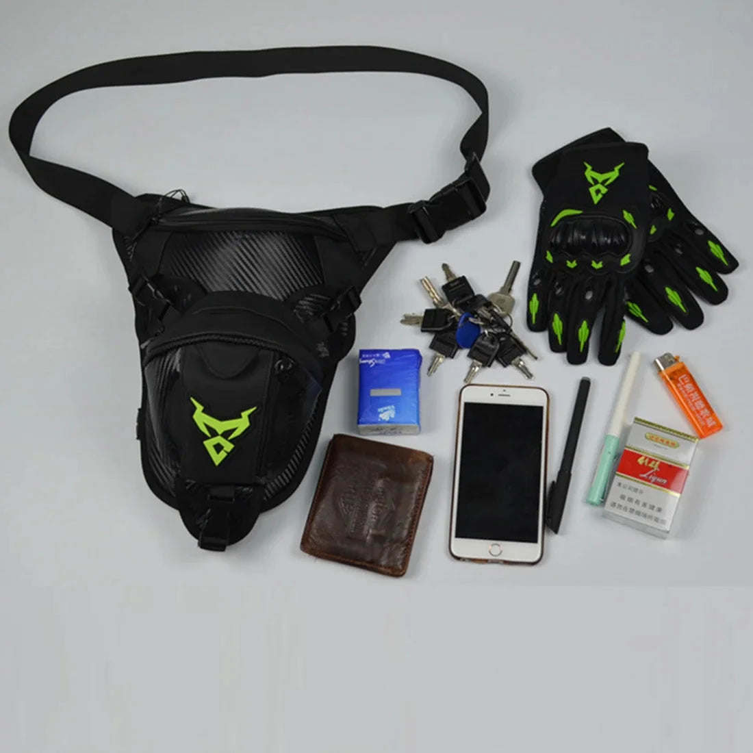 High Quality Microfiber Rider Leg Fanny Bag Trekking Male Motorcycle Assault Bum Travel Military Men Hip Drop Belt Waist Pack
