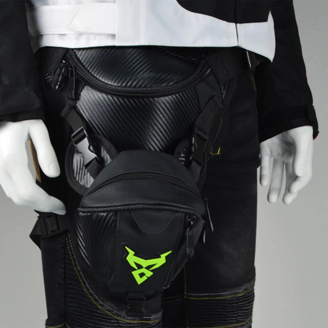 High Quality Microfiber Rider Leg Fanny Bag Trekking Male Motorcycle Assault Bum Travel Military Men Hip Drop Belt Waist Pack