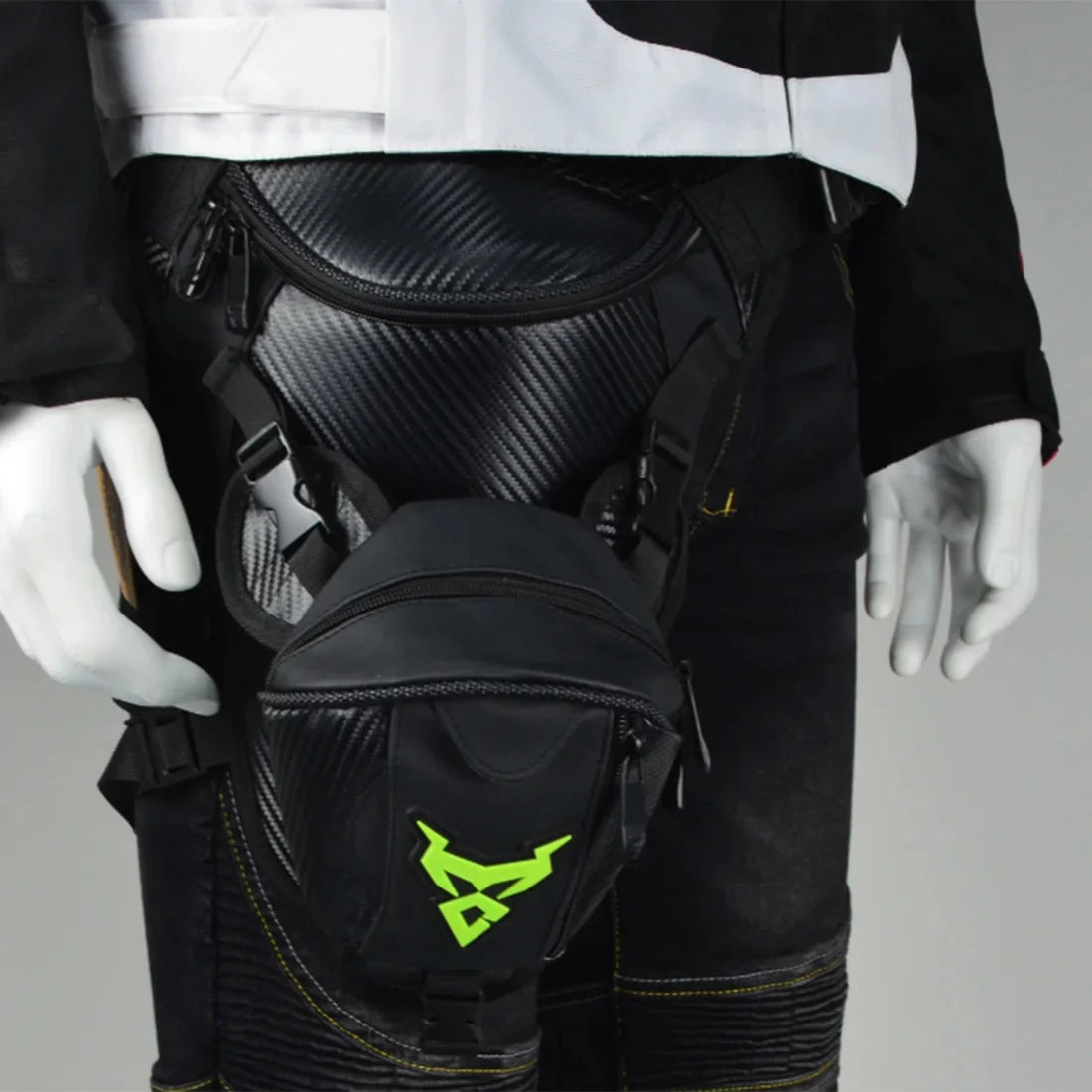 High Quality Microfiber Rider Leg Fanny Bag Trekking Male Motorcycle Assault Bum Travel Military Men Hip Drop Belt Waist Pack