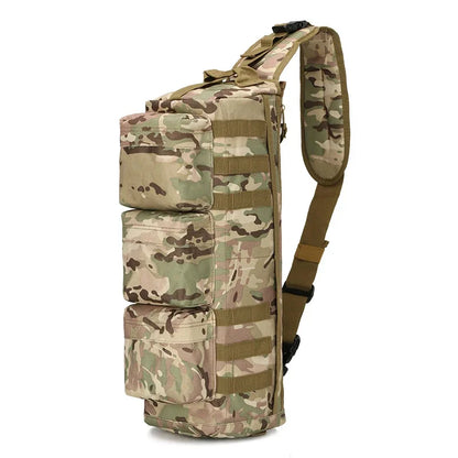 High Quality Military Sling Back Pack Assualt Bag Motorcycle Riding Rucksack Nylon Men Single Shoulder Cross Body Chest Bags