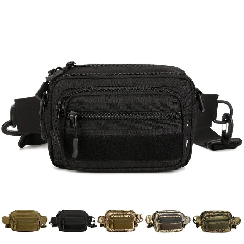 High Quality Military Waist Pack Fanny Hip Belt Clutch Molle Men 1000D Nylon Assault Messenger Crossbody Small Shoulder Bag