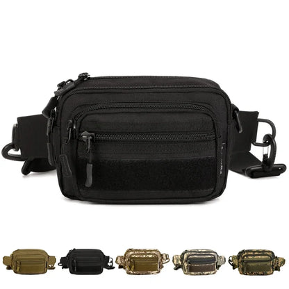 High Quality Military Waist Pack Fanny Hip Belt Clutch Molle Men 1000D Nylon Assault Messenger Crossbody Small Shoulder Bag