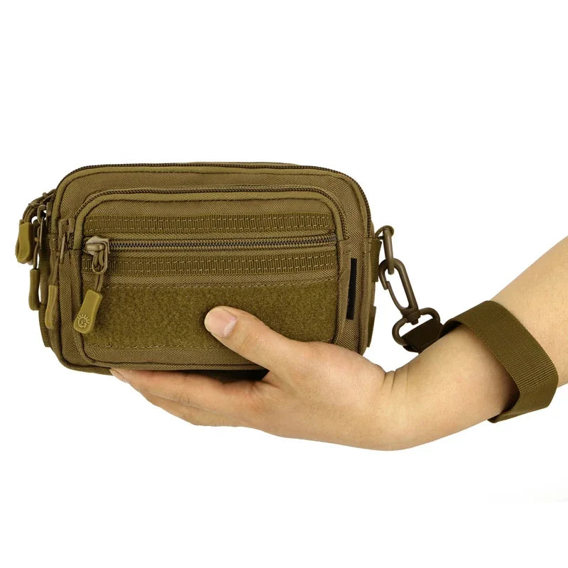 High Quality Military Waist Pack Fanny Hip Belt Clutch Molle Men 1000D Nylon Assault Messenger Crossbody Small Shoulder Bag