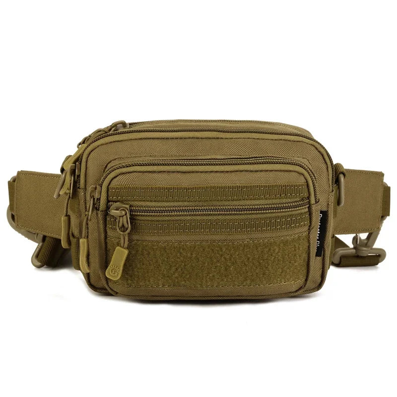 High Quality Military Waist Pack Fanny Hip Belt Clutch Molle Men 1000D Nylon Assault Messenger Crossbody Small Shoulder Bag