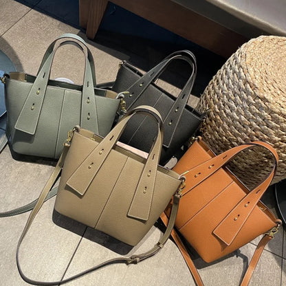 High Quality Minority Designer Luxury Handbags Solid All-match Commuter Crossbody Shoulder Bags Fashion Large Capacity Purses