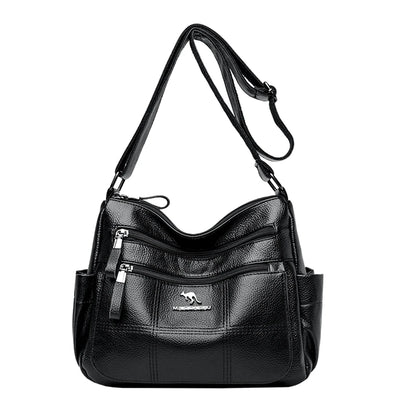 High Quality Multi Pockets Soft Leather Shoulder Crossbody Bags for Women Designer Messenger Bag Luxury Bags Purses and Handbags