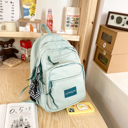 High Quality Multi-pocket Women Backpack Female Large Capacity Laptop Travel Bag Schoolbag for Teenage Girls Boys Book Knapsack