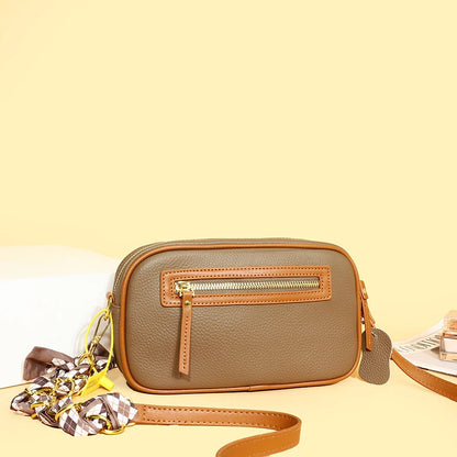 High Quality Natural Cowskin Female Shoulder Crossbody Tote Genuine Leather Bags For Women Casual Simple Small Women's Handbags